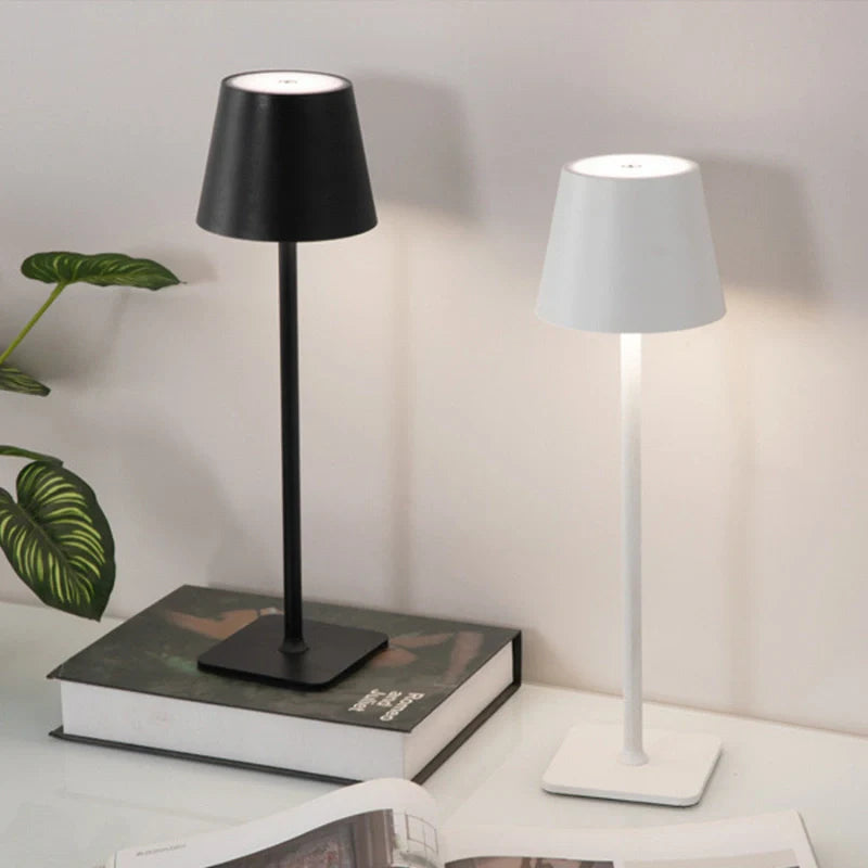 Cúpula LED Recarregável para Garrafas – Toque Inteligente, 3 Cores e Brilho Ajustável